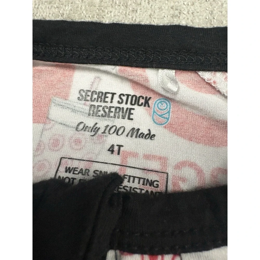 Secret Stock Reserve Target Bamboo Pajama Zippy Size 4T Bullseye 100 Made Rare